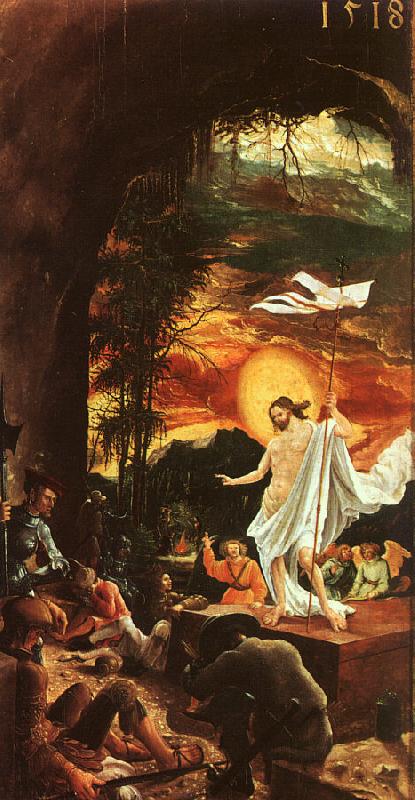 Albrecht Altdorfer Resurrection oil painting image